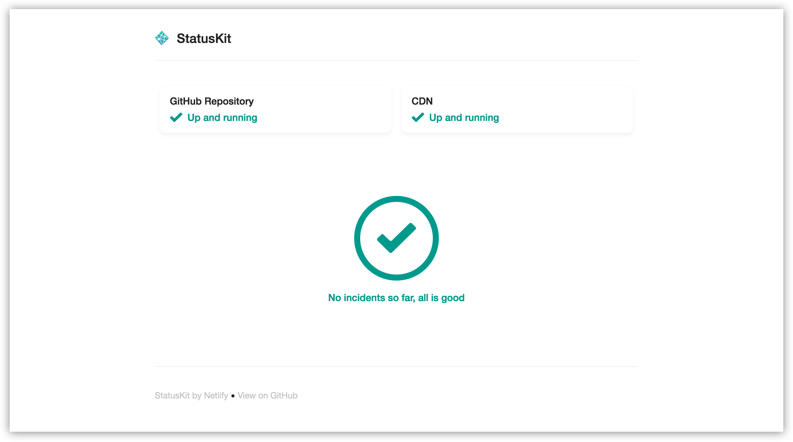 Netlify StatusKit Demo
